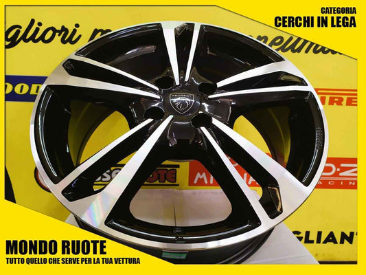 4 KIT Cerchi in Lega Nuovi MAK EMBLEMA da 15 Pollici per PEUGEOT RANCH N1 M1 (2008-2
