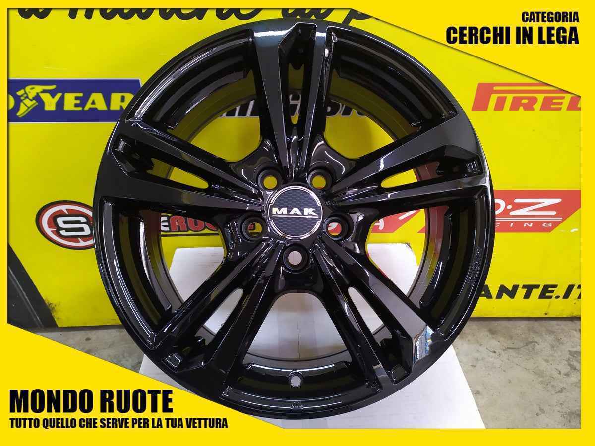 SET RENAULT MEGANE 3 III / 4 IV - 16 Pollici 4 Cerchi in Lega MAK EMBLEMA