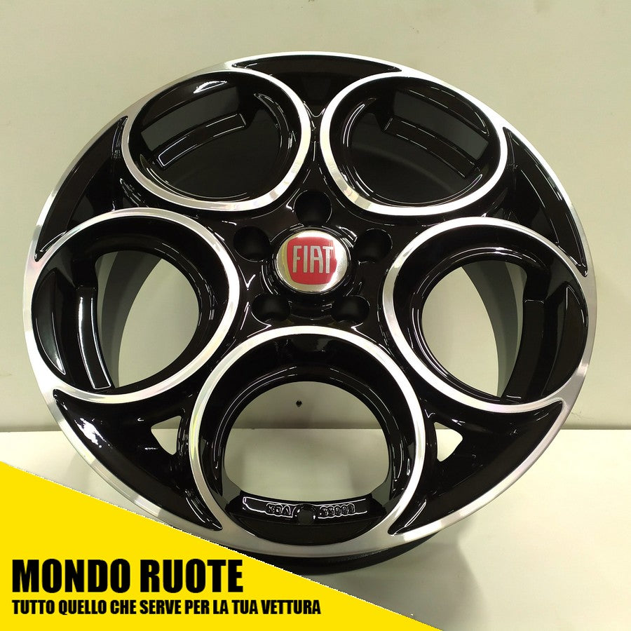 KIT 4 Cerchi In Lega EW24 da 17 Pollici per FIAT 500X CROMA - MONDORUOTESRLS