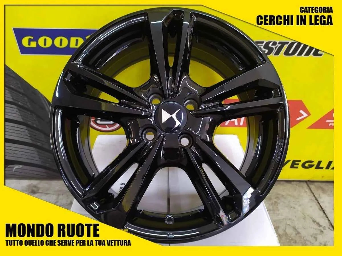 4 KIT Cerchi In Lega MAK EMBLEMA da 16 Pollici per DS DS3 / CROSSBACK DS4 DS5
