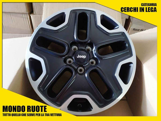 4 SET  Cerchi In Lega ORIGINALI 17 Pollici DEMONTATI JEEP Compass Multijet 4WD