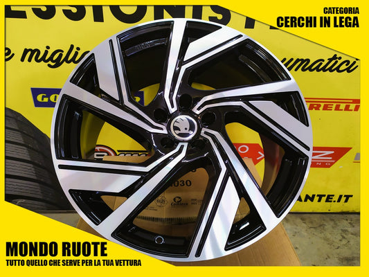 KIT4 Cerchi In Lega AC521 da 20 Pollici per SKODA ELROQ ENYAQ KAROQ KODIAQ