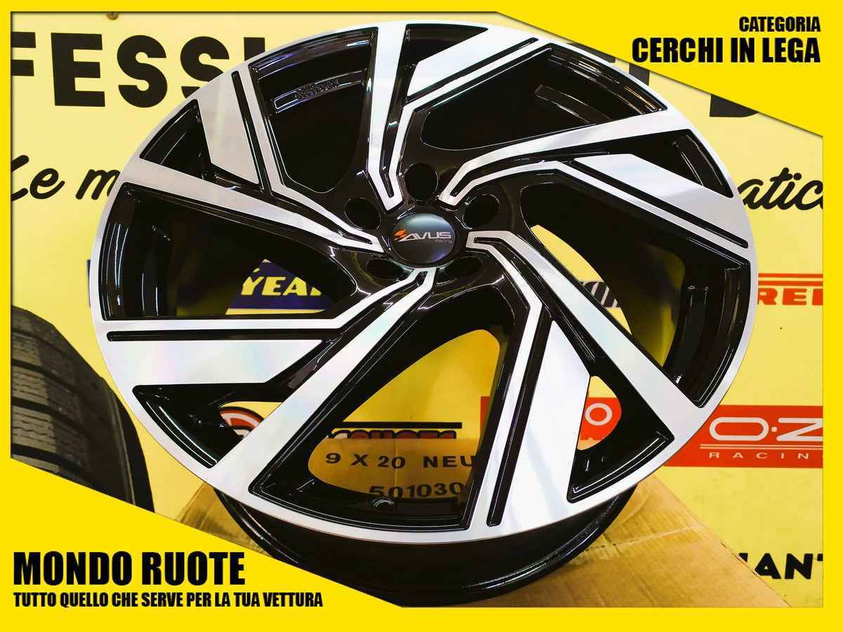 KIT4 Cerchi In Lega AC521 da 20 Pollici per CUPRA ATECA TAVASCAN BORN