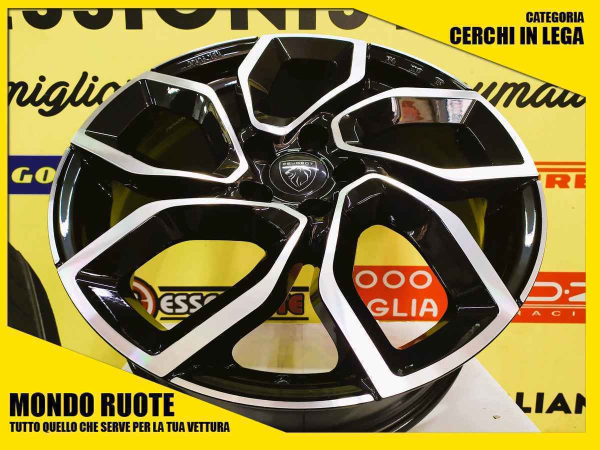 4 KIT Cerchi In Lega MAK APOLLO 17 Pollici PEUGEOT 308 / GT - 508 / RXH 5 Bulloni