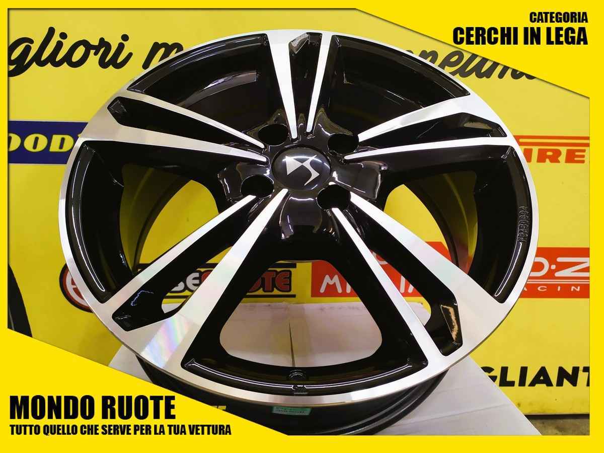 4 KIT Cerchi In Lega MAK EMBLEMA da 16 Pollici per DS DS3 CABRIO CROSSBACK DS4 DS5
