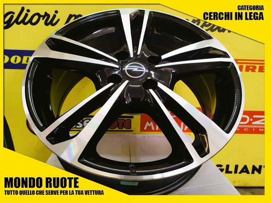 4 KIT Cerchi In Lega MAK EMBLEMA da 16 Pollici per OPEL MOKKA-E 4 Fori