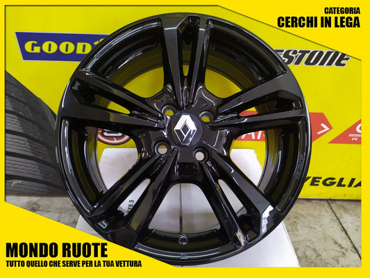 4 Cerchi In Lega MAK EMBLEMA da 17 Pollici per RENAULT CAPTUR ZOE 4 Fori