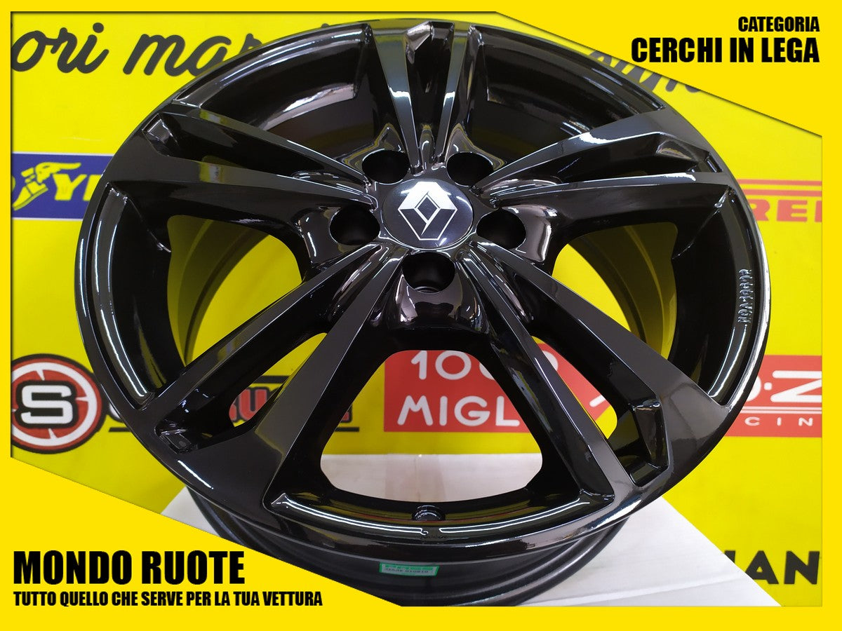 SET RENAULT MEGANE 3 III / 4 IV - 16 Pollici 4 Cerchi in Lega MAK EMBLEMA