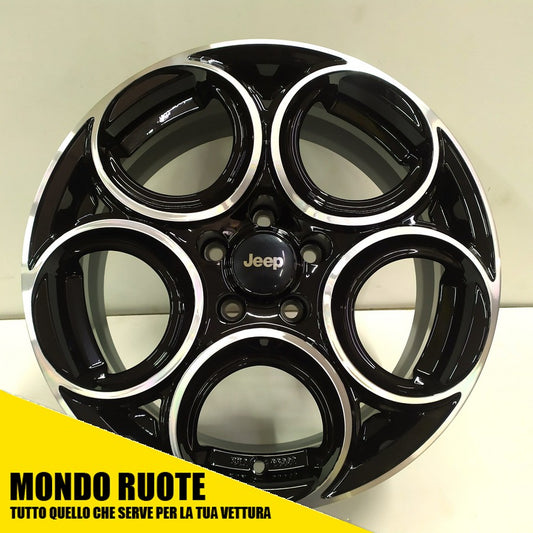 KIT 4 Cerchi In Lega da 17 Pollici per JEEP RENEGADE CHEROKEE Dal 2014 in poi - MONDORUOTESRLS