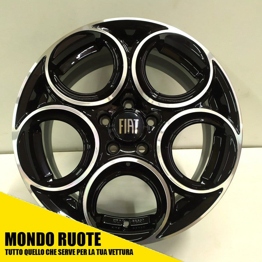 KIT 4 Cerchi In Lega EW24 da 17 Pollici per FIAT 500X CROMA - MONDORUOTESRLS