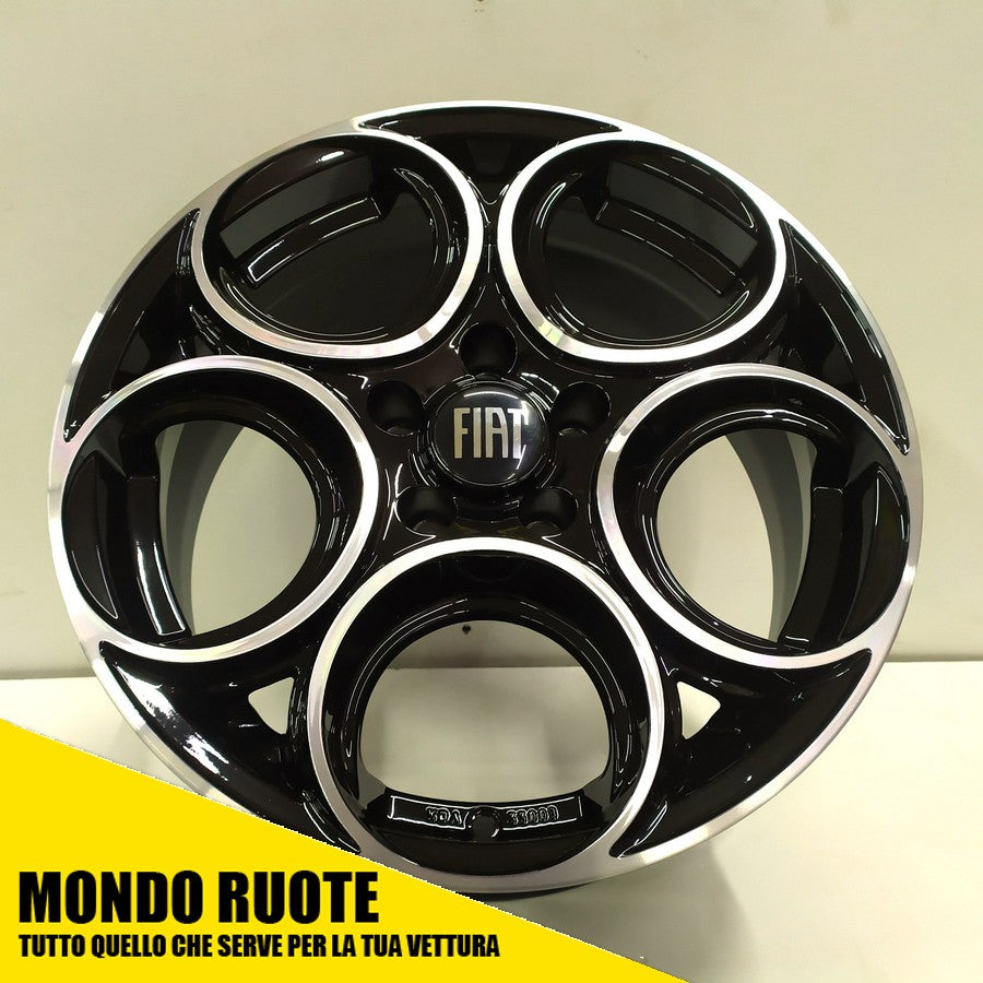 KIT 4 Cerchi In Lega EW24 da 17 Pollici per FIAT 500X CROMA - MONDORUOTESRLS