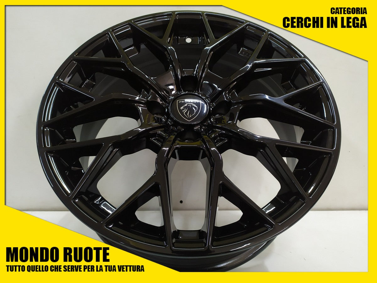 KIT4 Cerchi in Lega VIPERX EW22 da 17 Pollici per PEUGEOT 3008 (2009-2016) - MONDORUOTESRLS