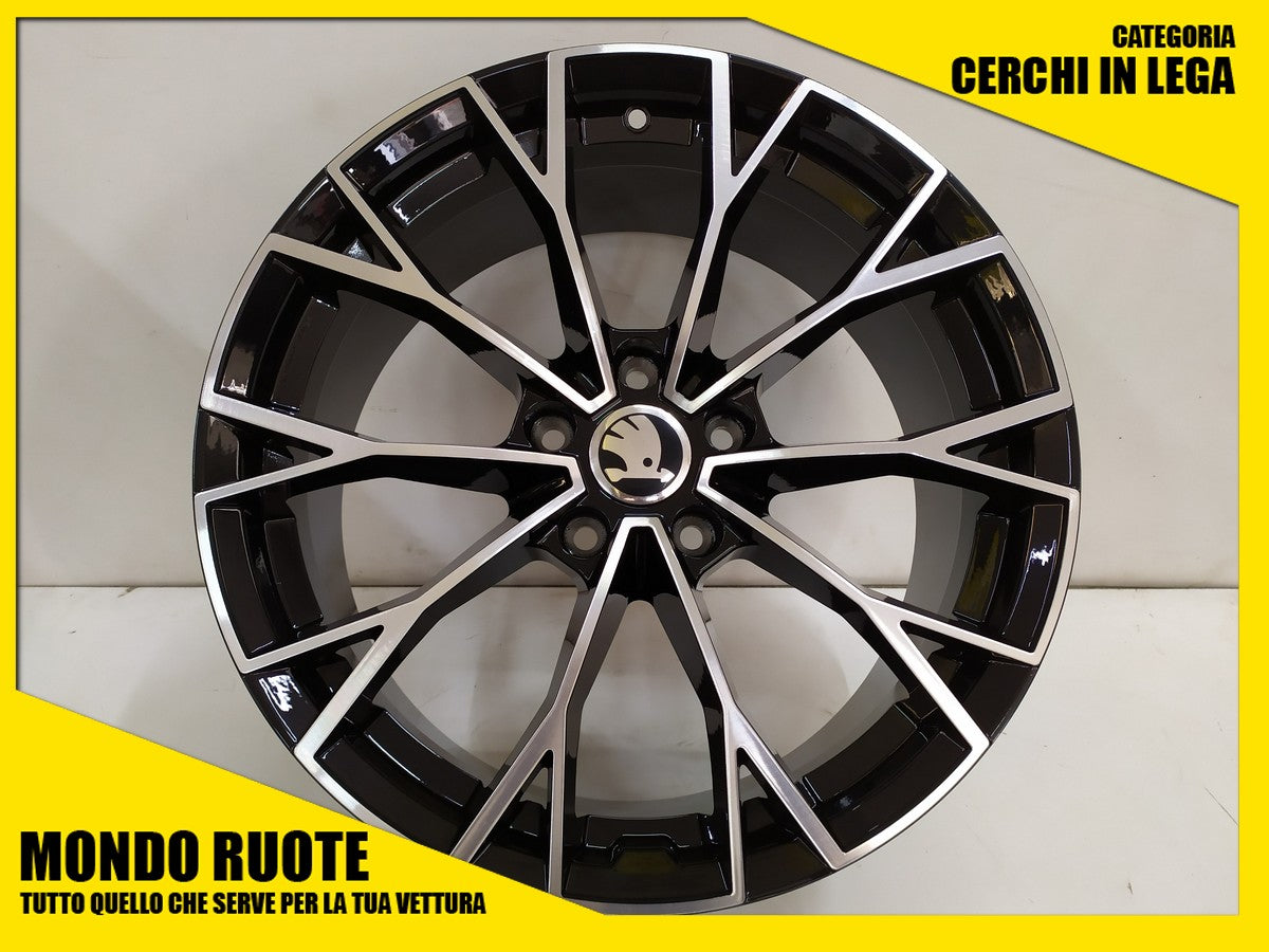 KIT4 Cerchi in Lega da 18 Pollici per SKODA ENYAQ KAROQ KODIAQ OCTAVIA - MONDORUOTESRLS