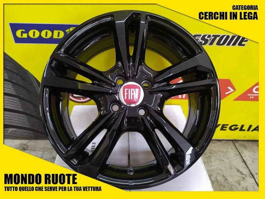 4 KIT Cerchi In Lega MAK EMBLEMA da 16 Pollici per NUOVA FIAT 600