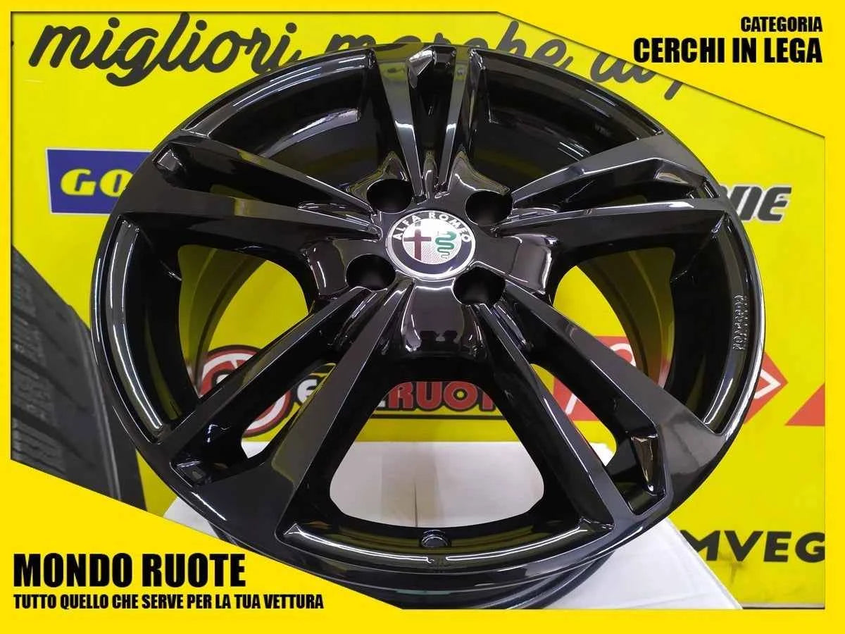 4 KIT Cerchi In Lega MAK EMBLEMA da 16 Pollici per NUOVA ALFA ROMEO JUNIOR