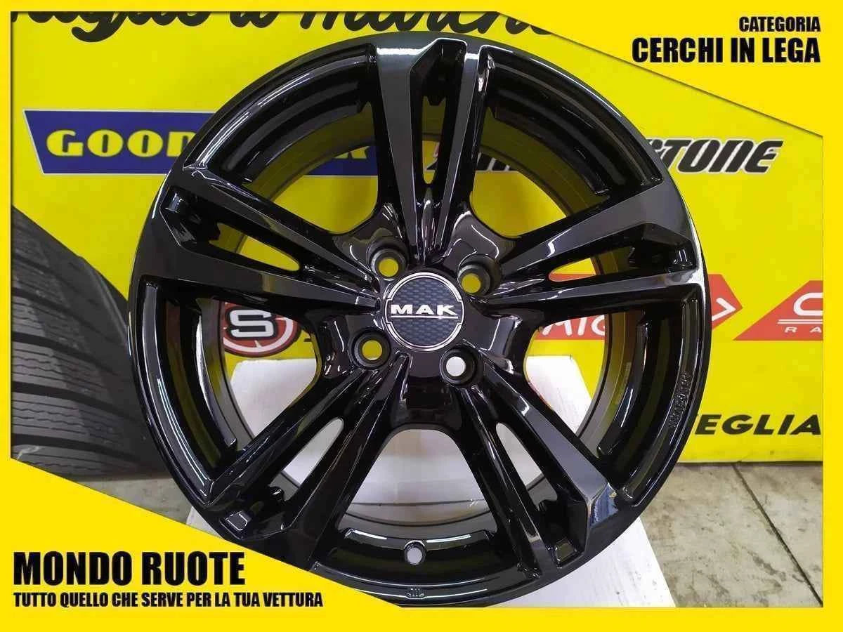 4 KIT Cerchi In Lega MAK EMBLEMA da 16 Pollici per OPEL CORSA-F (DAL 2019) FRONTERA