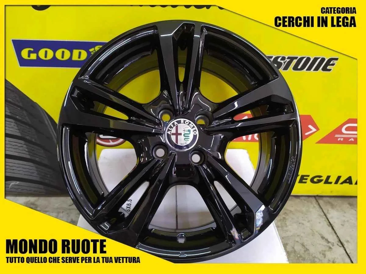 4 KIT Cerchi In Lega MAK EMBLEMA da 16 Pollici per NUOVA ALFA ROMEO JUNIOR