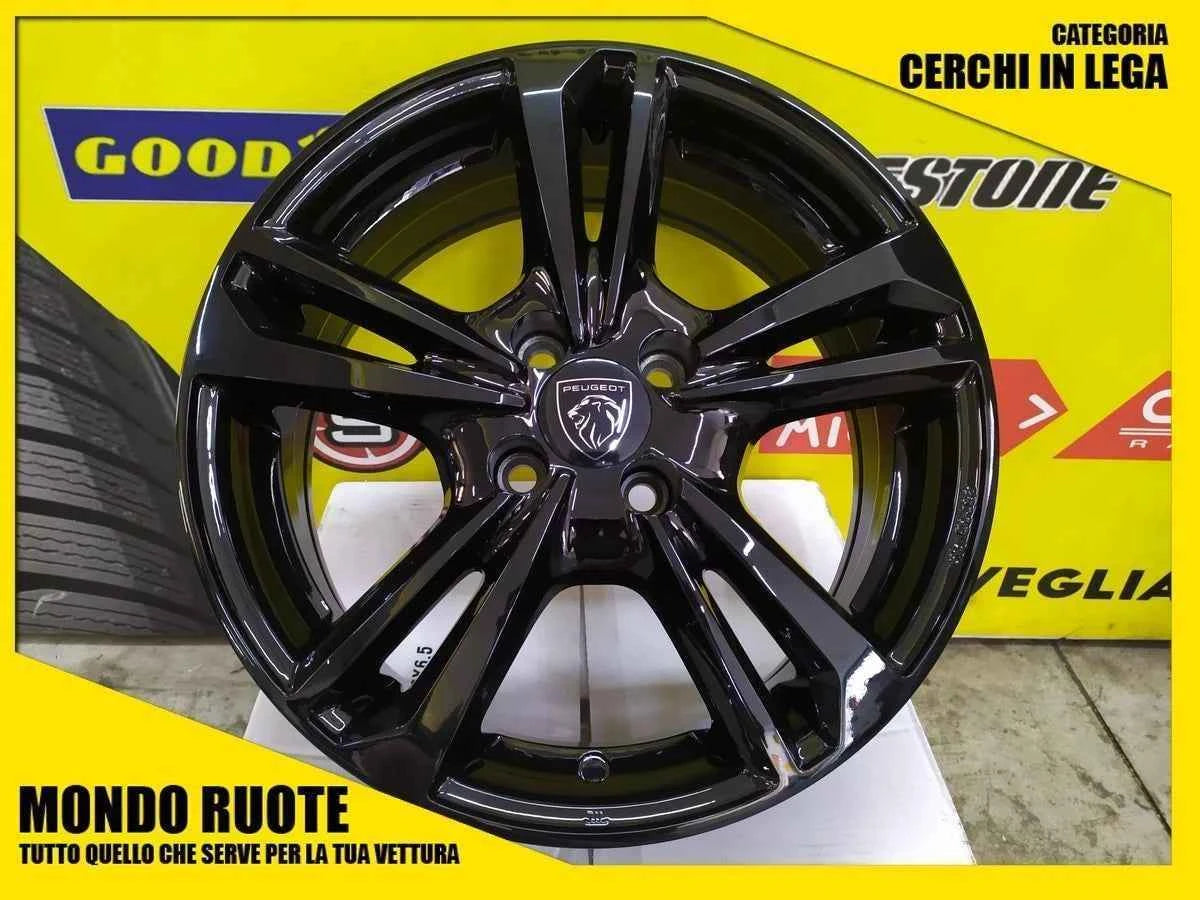 4 KIT Cerchi In Lega MAK EMBLEMA da 16 Pollici per PEUGEOT 1007 206 207 307 308