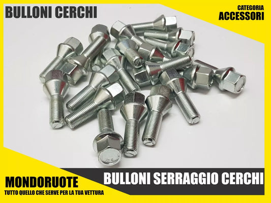 20 BULLONI COMPATIBILI AUDI PER CERCHI IN LEGA BULLONI AUTO AUDI A8